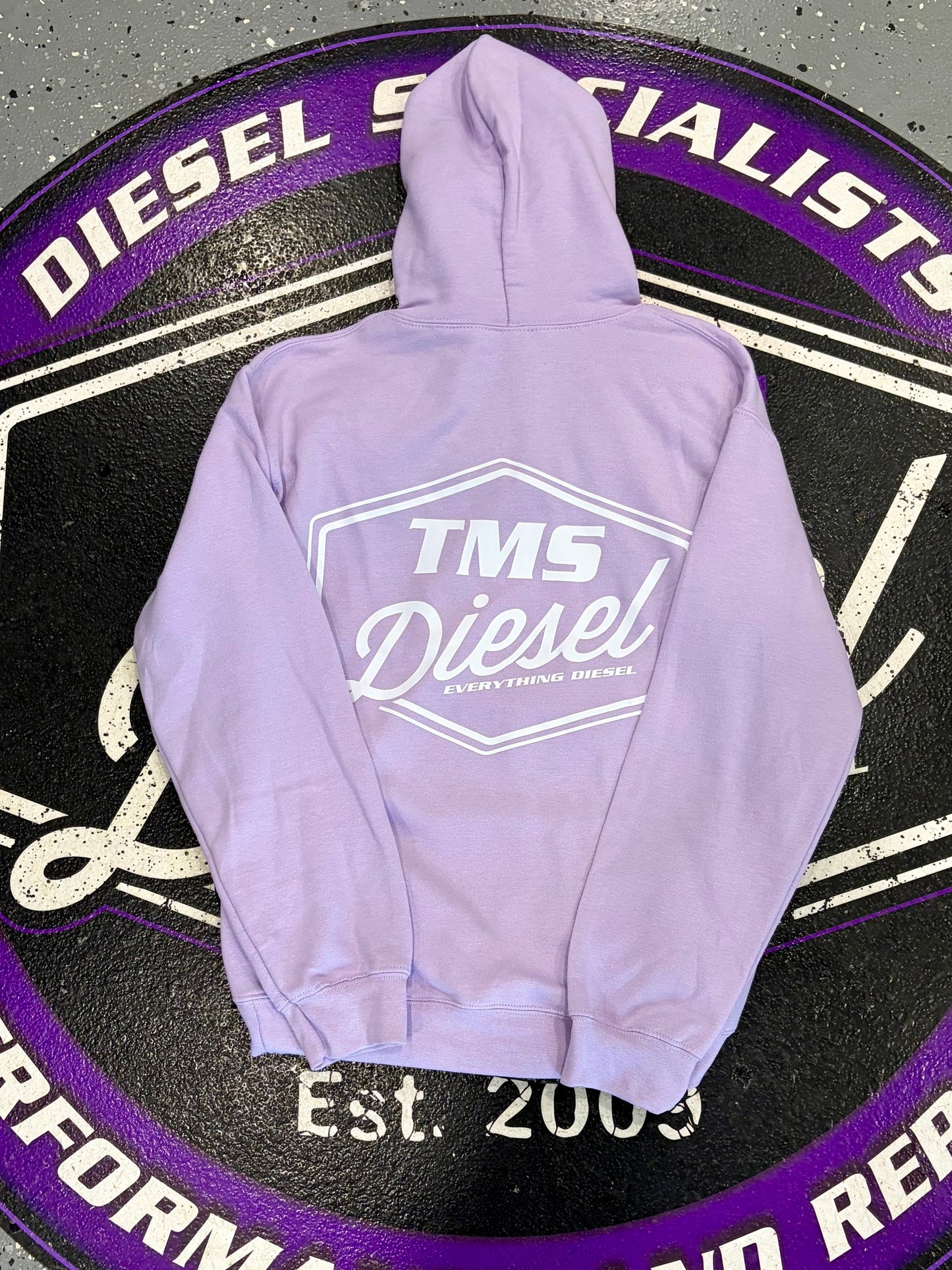 Lavender Diner Logo Hoodie