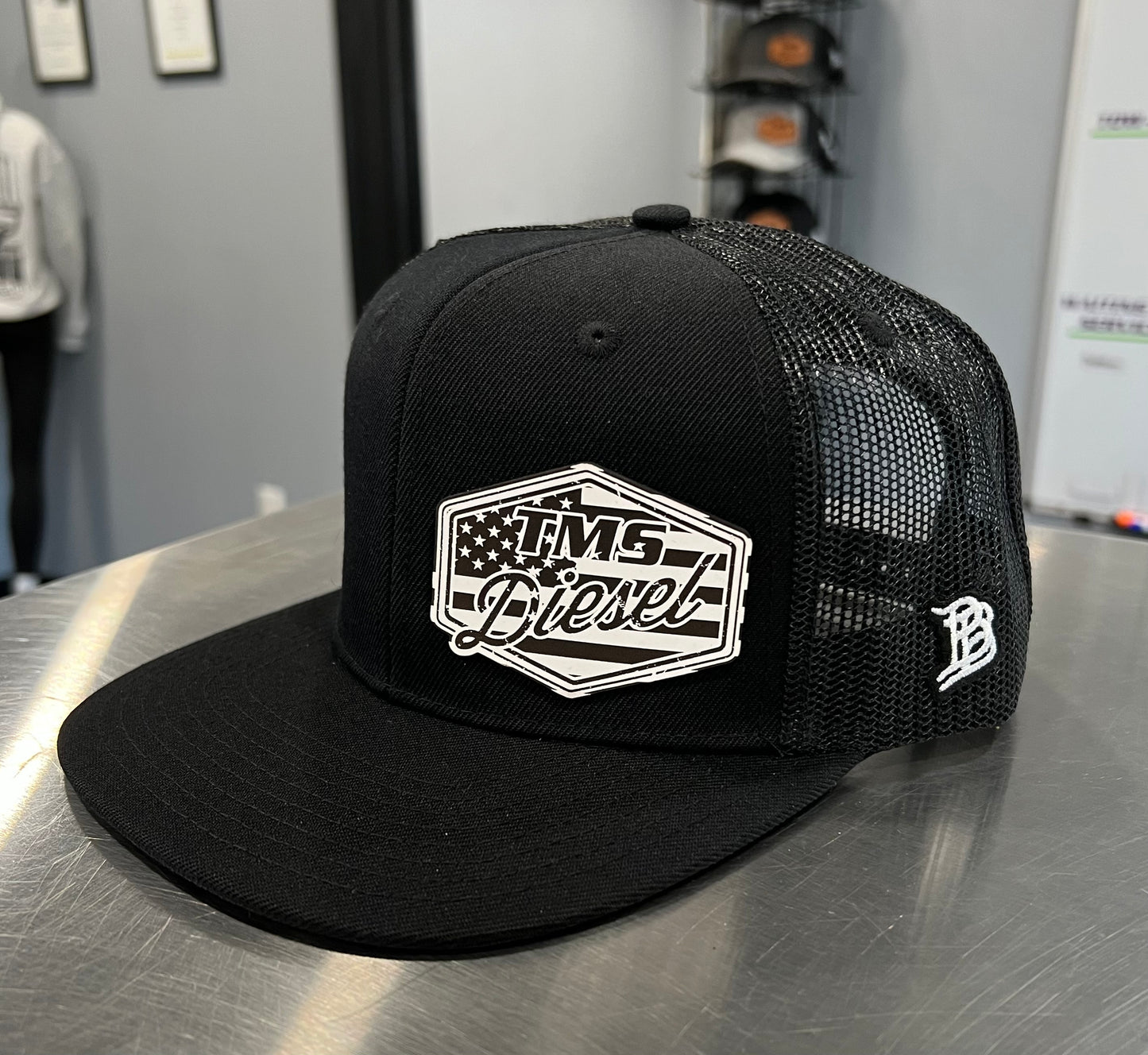 Black Flag Flatbrim Hat