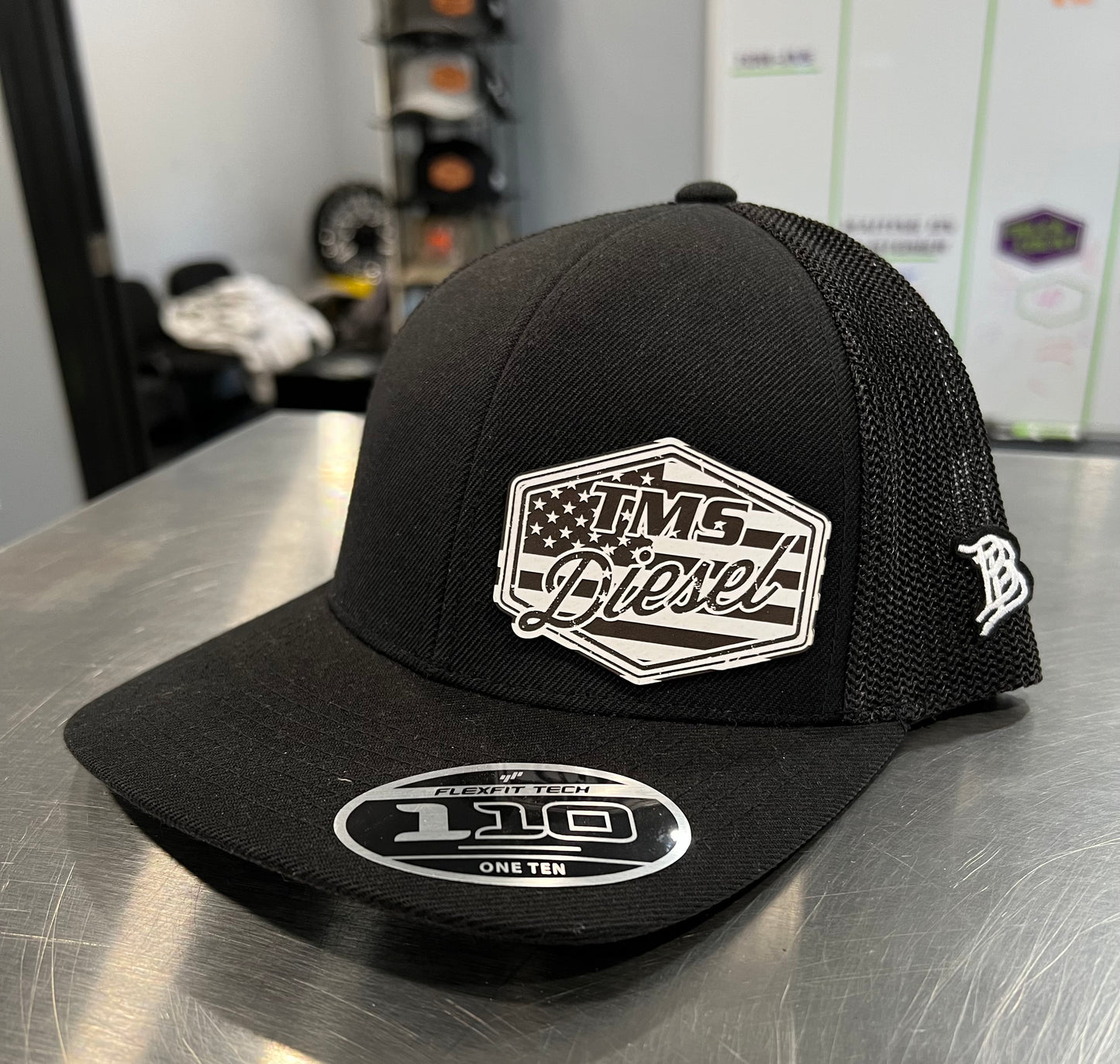 Black Flag Curved Hat