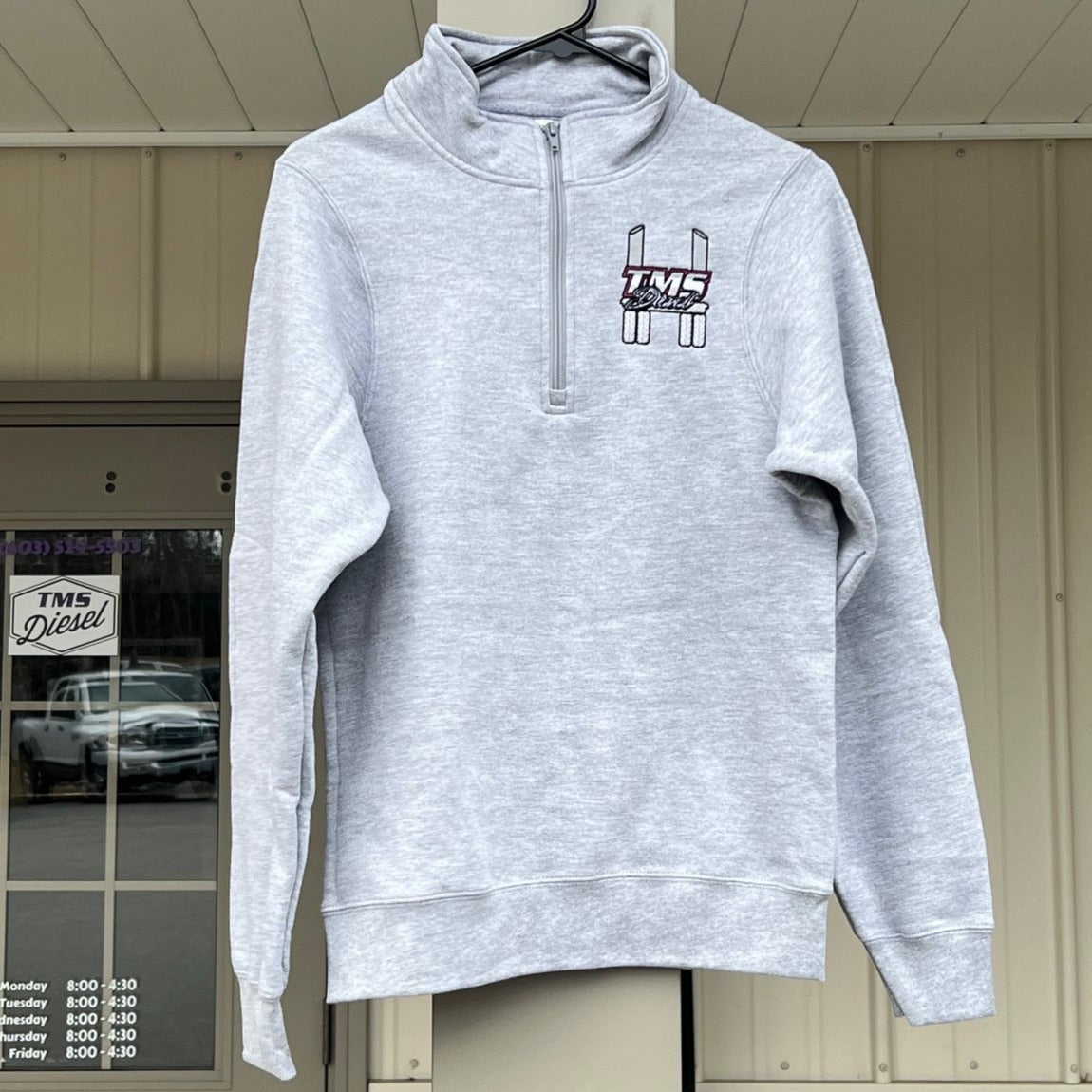 Gray Stack Quarter Zip