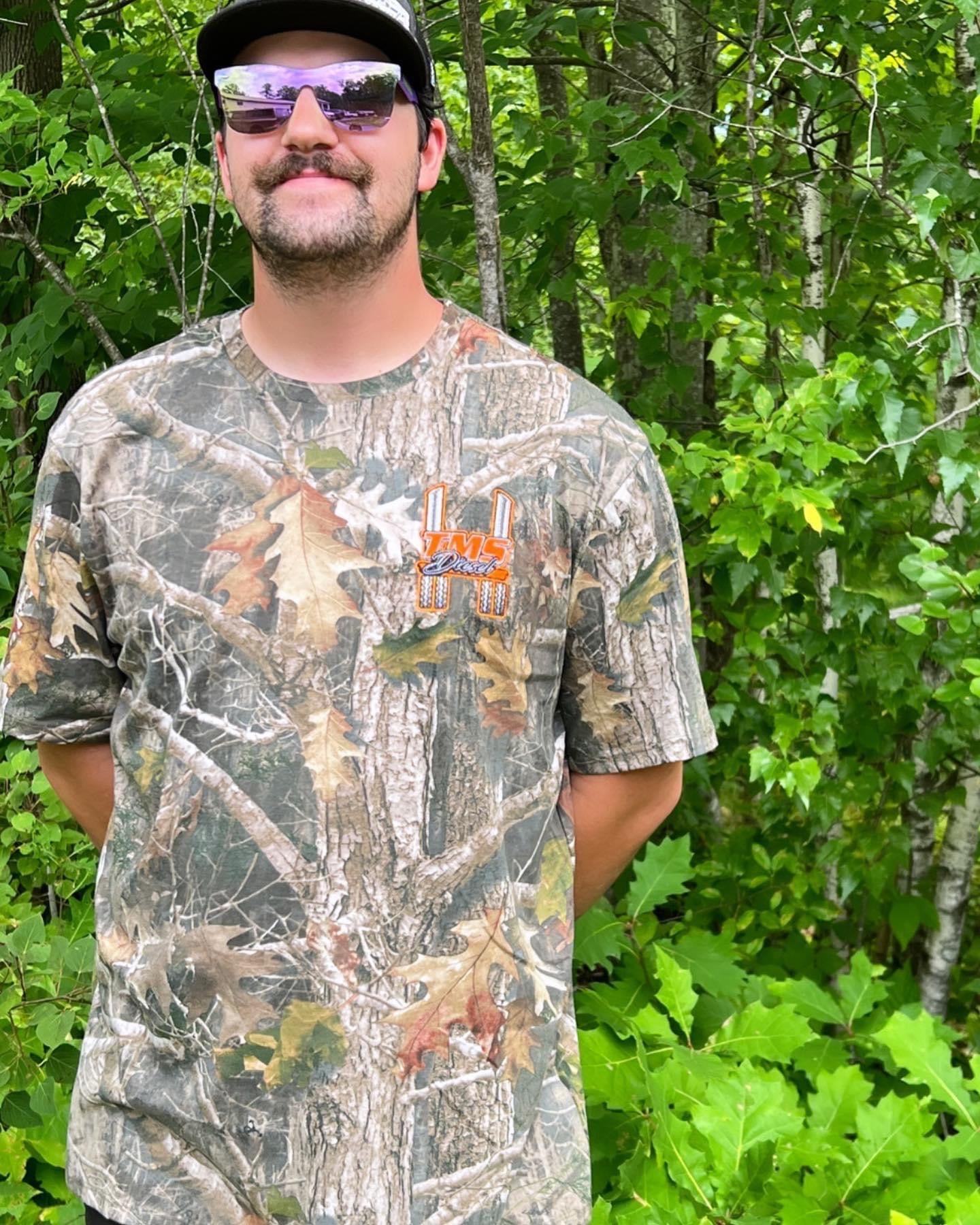 Hunter Camo Embroidered Short Sleeve